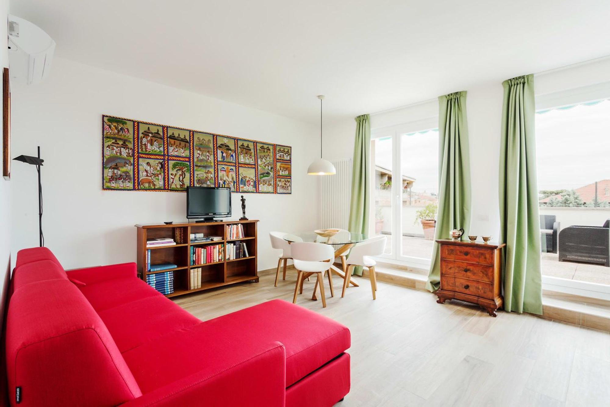 Amazing Flat With Big Terrace And Private Car Park Appartement Verona Buitenkant foto